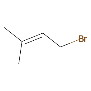 1-Bromo-3-methyl-2-butene, stabilized with Silver chip,870-63-3