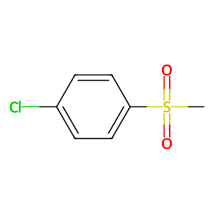 4-Chlorophenyl methyl sulfone,98-57-7