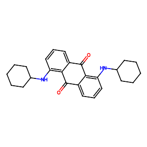1,5-Bis(cyclohexylamino)-9,10-anthracenedione,15958-68-6