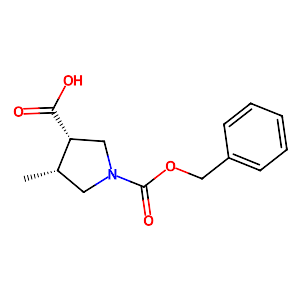 (3S,4R)-1-(benzyloxycarbonyl)-4-methylpyrrolidine-3-carboxylicacid,1428243-71-3