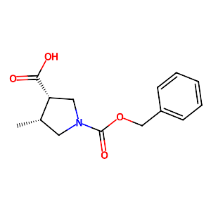 (3S,4R)-1-(benzyloxycarbonyl)-4-methylpyrrolidine-3-carboxylicacid,1428243-71-3