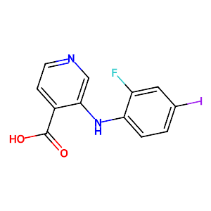 3-((2-Fluoro-4-iodophenyl)amino)isonicotinic acid,885588-03-4