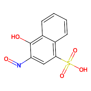 4-Hydroxy-3-nitroso-1-naphthalenesulfonic Acid,3682-32-4