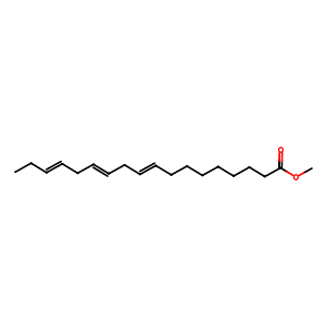 Methyl linolenate. may contain <20%  Methyl linoleate,301-00-8