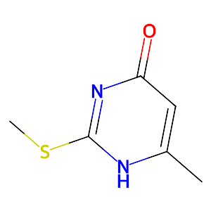 2-Methylmercapto-4-hydroxy-6-methylpyrimidine,6328-58-1