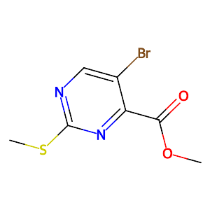 Methyl 5-bromo-2-(methylsulfanyl)-4-pyrimidinecarboxylate,50593-91-4