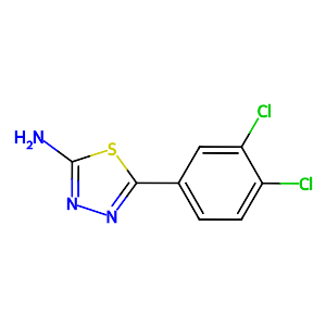 5-(3,4-Dichloro-phenyl)-[1,3,4]thiadiazol-2-yl-amine,28004-64-0