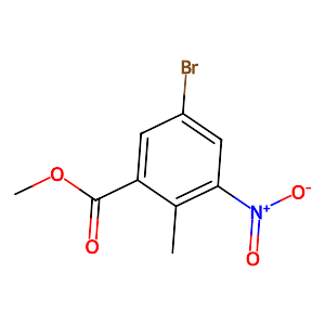 Methyl 5-bromo-2-methyl-3-nitrobenzoate,220514-28-3