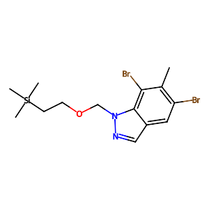 5,7-Dibromo-6-methyl-1-((2-(trimethylsilyl)ethoxy)methyl)-1H-indazole,1973503-49-9