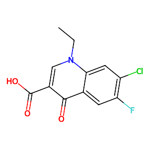 7-Chloro-1-ethyl-6-fluoro-4-oxo-1,4-dihydro-3-quinolinecarboxylic acid,68077-26-9