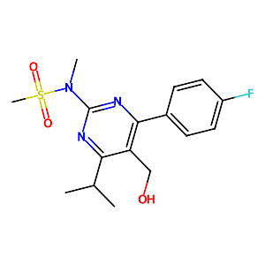 Rosuvastatin Impurity 40, 4-(4-Fluorophenyl)-6-isopropyl-2-[(N-methyl-N-methylsufonyl)amino]pyrimidine-5-yl-methanol,147118-36-3