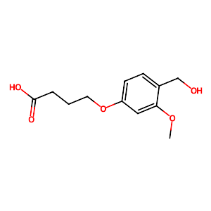 4-(4-Hydroxymethyl-3-methoxyphenoxy)-butyric acid,136849-75-7
