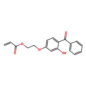 2-(4-Benzoyl-3-hydroxyphenoxy)ethyl acrylate,16432-81-8