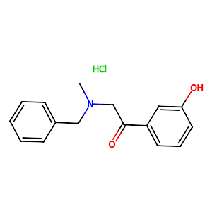 2-(Benzyl(methyl)amino)-1-(3-hydroxyphenyl)ethanone hydrochloride,71786-67-9