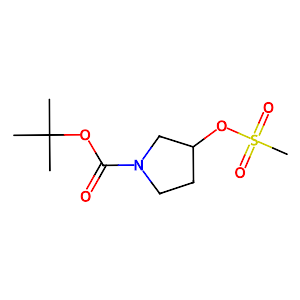 (S)-1-Boc-3-methanesulfonyloxypyrrolidine,132945-75-6