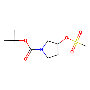 (S)-1-Boc-3-methanesulfonyloxypyrrolidine,132945-75-6