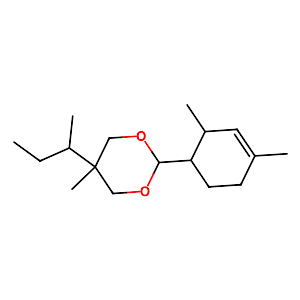 5-(Sec-butyl)-2-(2,4-dimethylcyclohex-3-en-1-yl)-5-methyl-1,3-dioxane, mixture of isomers,117933-89-8
