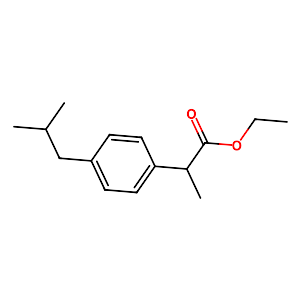 Ethyl 2-(4-isobutylphenyl)propionate,41283-72-1