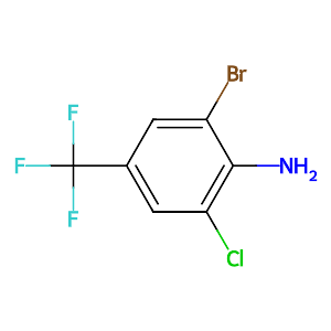 2-Bromo-6-chloro-4-(trifluoromethyl)aniline,109919-26-8