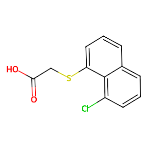 (8-Chloro-1-naphthylthio)acetic Acid,129-94-2