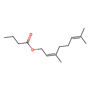 3,7-Dimethyl-2,6-octadienyl Butyrate,106-29-6