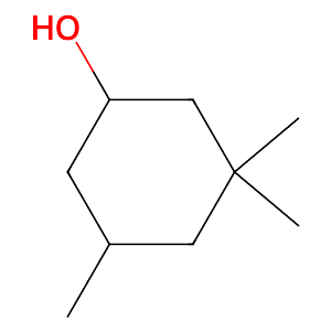 cis-3,3,5-Trimethylcyclohexanol (contains ca. 4% trans- isomer),116-02-9