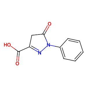 1-Phenyl-5-pyrazolone-3-carboxylic acid,119-18-6