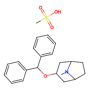 Benztropine mesylate,132-17-2