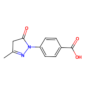 4-(3-Methyl-5-oxo-2-pyrazolin-1-yl)benzoic acid,60875-16-3