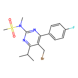 N-[5-Bromomethyl-4-(4-fluorophenyl)-6-isopropylpyrimidine-2-yl]-N-methylmethane sulfonamide,799842-07-2