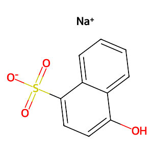 1-Naphthol-4-sulfonic acid sodium salt,6099-57-6