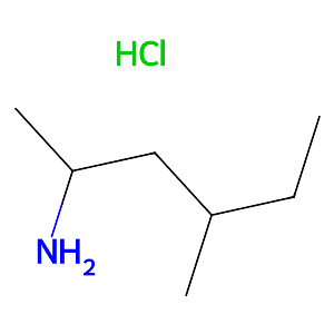 4-Methyl-2-hexanamine HCl,13803-74-2