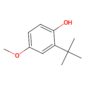 2-(tert-Butyl)-4-methoxyphenol,121-00-6