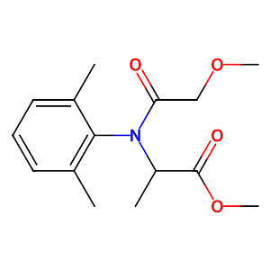 Methyl 2-(N-(2-methoxyacetyl)-2,6-dimethylanilino)propanoate,57837-19-1