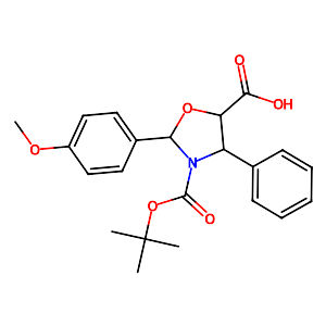 (4S,5R)-3-tert-Butoxycarbony-2-(4-anisyl)-4- phenyl-5-oxazolidine carboxylic acid,196404-55-4