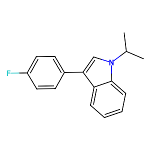 1-Isopropyl-3-(4-fluorophenyl)indole,93957-49-4