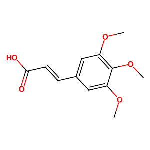 3,4,5-Trimethoxycinnamic acid,90-50-6