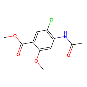 Methyl 4-acetamido-5-chloro-2-methoxybenzoate,4093-31-6