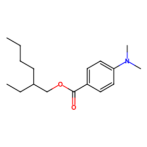 2-Ethylhexyl-4-dimethylaminobenzoate,21245-02-3