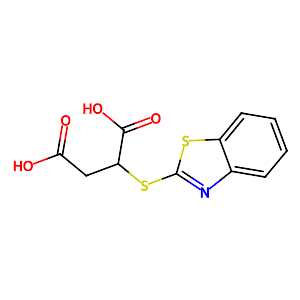 (2-Benzothiazolylthio)butanedioic acid,95154-01-1