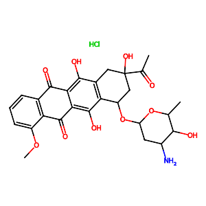 Daunorubicin HCl,23541-50-6