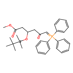 Methyl (3R)-3-(tert-butyldimethylsilyloxy)-5-oxo-6-triphenylphosphoranylidene hexanoate,147118-35-2