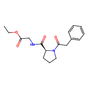 (S)-Ethyl 2-(1-(2-phenylacetyl)pyrrolidine-2-carboxamido)acetate,157115-85-0