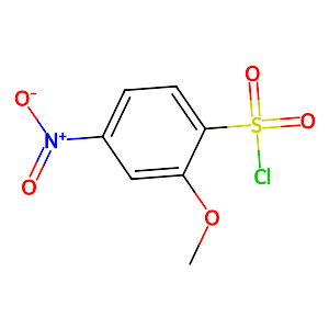 2-Methoxy-4-nitrobenzenesulfonyl chloride,21320-91-2