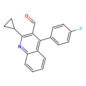 2-Cyclopropyl-4-(4-fluorophenyl)quinoline-3-carbaldehyde,121660-37-5