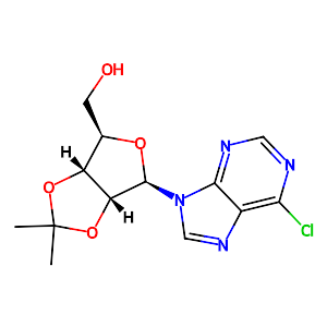 6-Chloro-9-beta-D-(2,3-isopropylidene)ribofuranosylpurine,39824-26-5