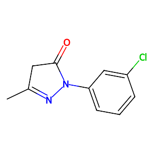 1-(3-Chlorophenyl)-3-methyl-1H-pyrazol-5(4H)-one,90-31-3