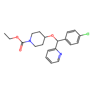 Ethyl 4-((4-chlorophenyl)(pyridin-2-yl)methoxy)piperidine-1-carboxylate,207726-35-0