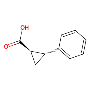 trans-2-Phenyl-1-cyclopropanecarboxylic acid,939-90-2