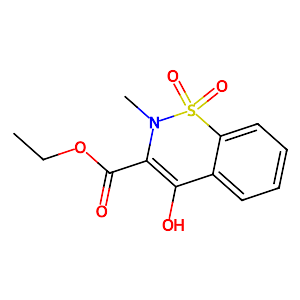 2-Methyl-4-hydroxy-2H-1,2-benzothiazine-3-carboxylic acid ethyl ester-1,1-dioxide,24683-26-9